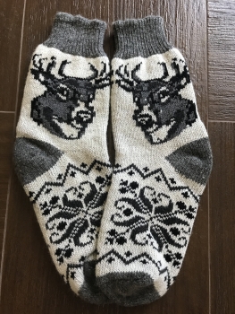 Herren-Kuschelsocken aus Schafwolle SM29
