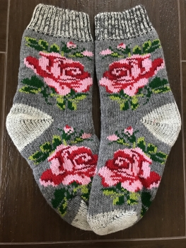 Kuschelsocken aus Schafwolle S28