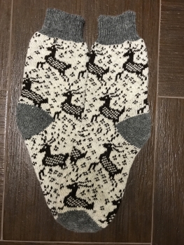Herren-Kuschelsocken aus Schafwolle SM30