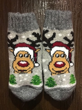 Baby Kuschelsocken aus Schafwolle CZ05