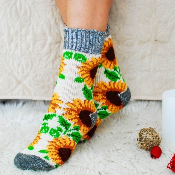 Kuschelsocken aus Schafwolle S17
