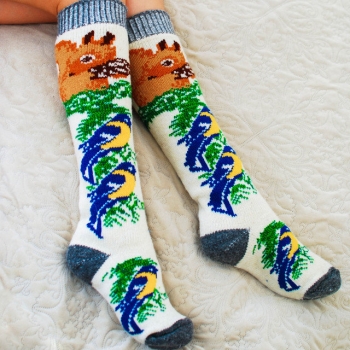 Kniestrümpfe aus Schafwolle KS12